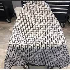 dior barber cape|custom barber capes with logo.